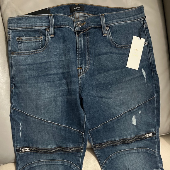 NWT - 7 For All Mankind x Dazzle Men’s the Stacked Skinny Jeans - Size 34 - Picture 2 of 11